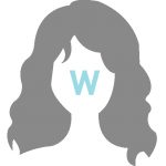 Wavy hair badge